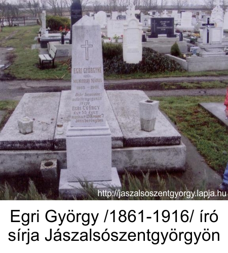 Egri György sírja Jászalsószentgyörgyön